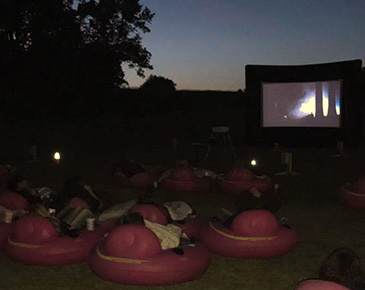 Curley Cone Outdoor Movie Night